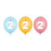 Balloons 30 cm, 2, mix (1 pkt / 50 pc.)