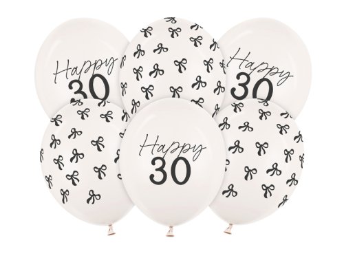 Balloons 30 cm, 30, Pastel Off-white (1 pkt / 6 pc.)