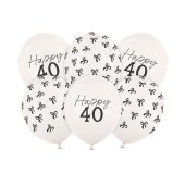 Balloons 30 cm, 40, Pastel Off-white (1 pkt / 6 pc.)
