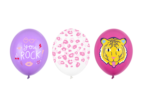 Balloons 30 cm, You Rock, mix (1 pkt / 50 pc.)