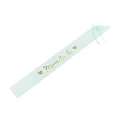 Sash Mom to be, light tiffany blue, 75 cm