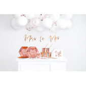 Party decorations set - Bachelorette party, rose gold (1 pkt / 60 pc.)