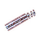 Holographic Streamers, light pink, 3.8 m (1 pkt / 18 pc.)