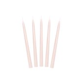 Taper candle, matt, nude, 24cm (1 pkt / 10 pc.)