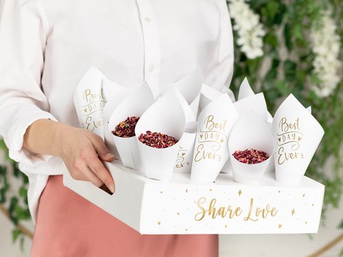 Confetti cone stand, mix