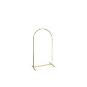 Backdrop stand, mini arch, gold, 80x150 cm