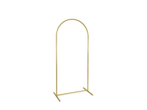 Backdrop stand, midi arch, gold, 80x180 cm