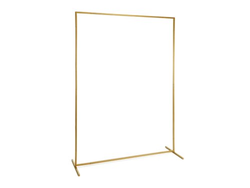 Backdrop stand, frame, gold, 150x200 cm
