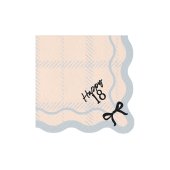 Happy 18 Napkins, 33x33 cm, mix (1 pkt / 12 pc.)