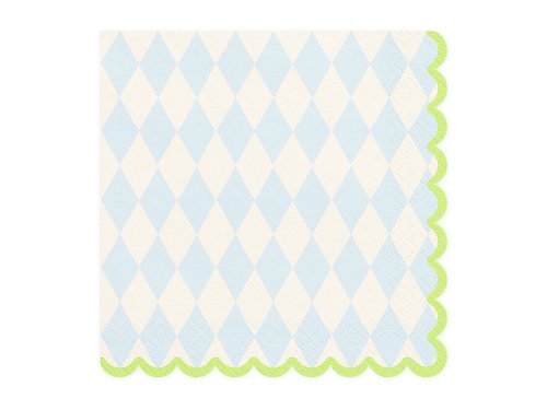 Napkins Rhombuses, mix, 33x33 cm (1 pkt / 20 pc.)