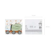 Napkins Concrete mixer, 16x13 cm, mix (1 pkt / 20 pc.)