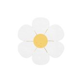Napkins Daisy, 16x16.5 cm, mix (1 pkt / 12 pc.)