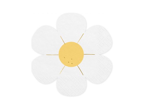 Napkins Daisy, 16x16.5 cm, mix (1 pkt / 12 pc.)