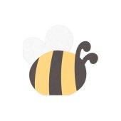 Napkins Bee, mix, 16x15 cm (1 pkt / 12 pc.)