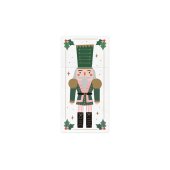 Cutlery bag Nutcracker, 10x20 cm, mix (1 pkt / 6 pc.)