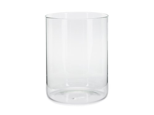 Glass tube for candles, 13x17cm
