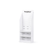 Paper stand, white, 58x160x40cm