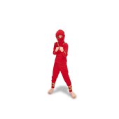 Ninja costume, for a child, red, size 116-128