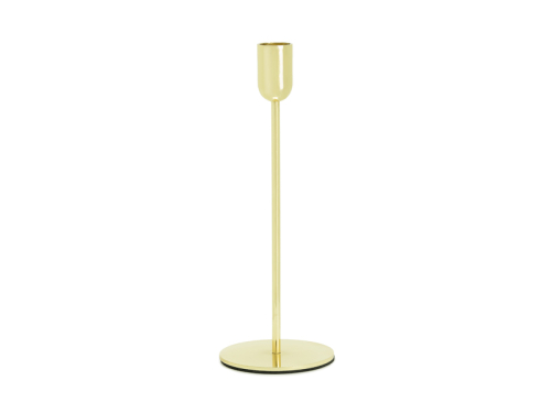 Candle holder, gold, 22cm