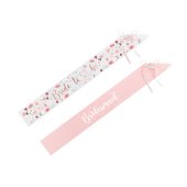 Sashes Bride to be & Bridesmaid, mix, 76cm (1 pkt / 6 pc.)