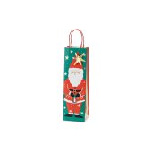 Gift bag Santa, 11x36x10 cm, mix