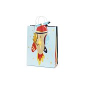 Gift bag Airplane, 10x35.5x24 cm, mix