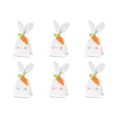 Treat bags Rabbit, mix, 7.5x9x22.5 cm (1 pkt / 6 pc.)