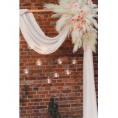 Fabric for backround, white, 1.4x10m