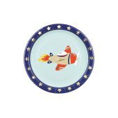 Paper plates Airplane, 18x18 cm, mix (1 pkt / 6 pc.)