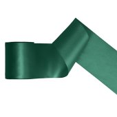 Satin Ribbon, bottle green, 100mm/25m