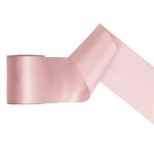 Satin Ribbon, light dusty rose, 100mm/25m