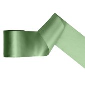 Satin Ribbon, sage, 100mm/25m
