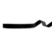 Velour ribbon, black, 15mm/10m