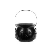 Cauldron Pot bucket, 18x13.5cm, black