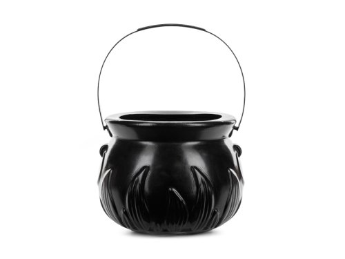 Cauldron Pot bucket, 18x13.5cm, black