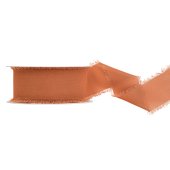 Chiffon ribbon, copper, 40mm/10m