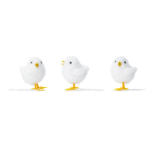 Easter chicken, white, 7 cm (1 pkt / 9 pc.)