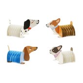 Paper honeycomb decorations Dogs, mix (1 pkt / 4 pc.)