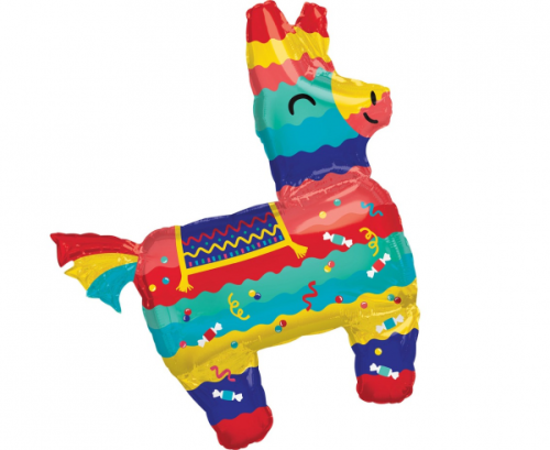 SuperShape Fiesta Pinata Foil Balloon P35 Packaged 73cm x 83cm