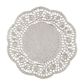 4 FOIL SILVER DOILIES 8,25'