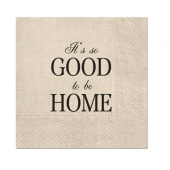 Paper napkins PAW, We Care Good to be Home Design, 33 x 33 cm / 20 pcs.