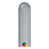 Modelēšanas balons QL 260, Chrome Silver /100 gab