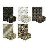 PAW wrapping paper Neutral 10, assorted, 70 x 200 cm