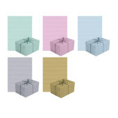 PAW wrapping paper Neutral 3, Dots, assorted, 70 x 200 cm
