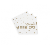 Paper napkins Woo Hoo Hen Do, 33x33 cm, 16 pcs