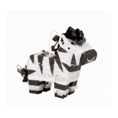 Zebra mini pinata, 20 x 17 cm