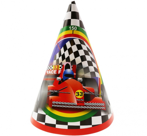 Papīra cepures &quot;Race Fun&quot;, 6 gab