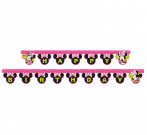 Banner "Minnie Happy Helpers - Happy Birthday"