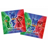 Papīra salvetes &quot;PJ Masks&quot;, 33x33 cm, 20 gab