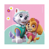 Papīra salvetes Paw Patrol Skye un Everest, 33 x 33 cm, 20 szt.